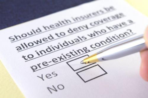 Pre-existing condition application